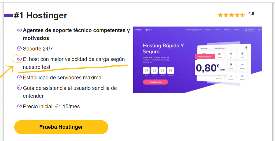 mejor hosting de 2021